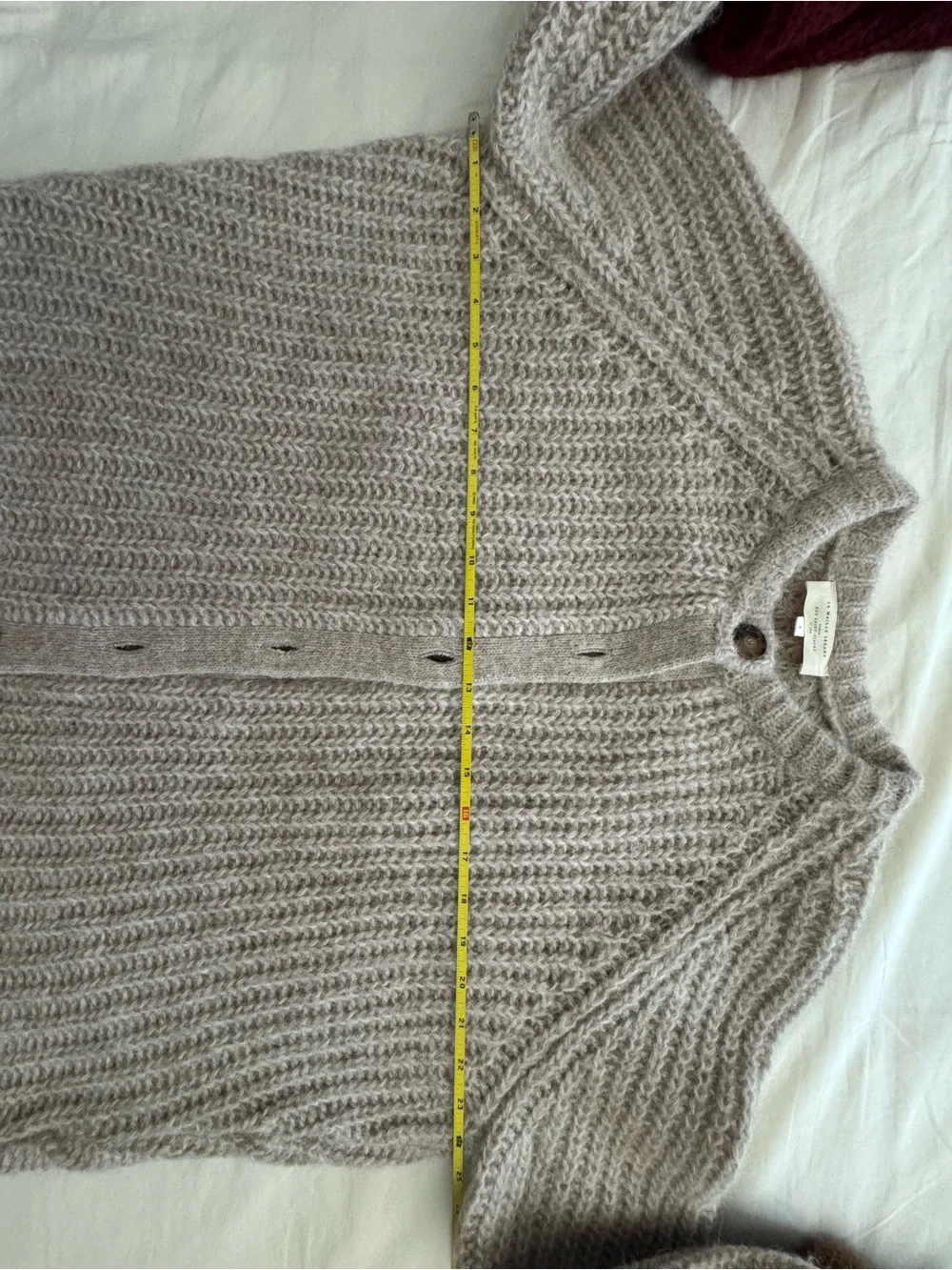 Sezane Light Beige Emile Cardigan - Picture 5 of 6